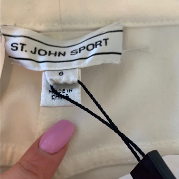 ST JOHN WHITE PANTS - Picture 6 of 8